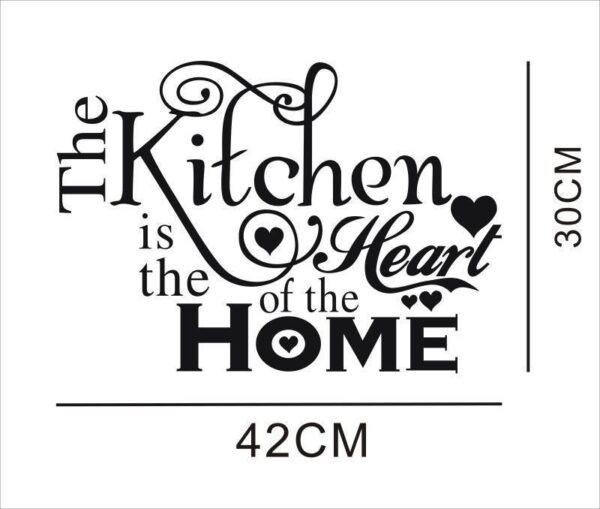 Kitchen Dining English Home Carved Wall Stickers - Image 4