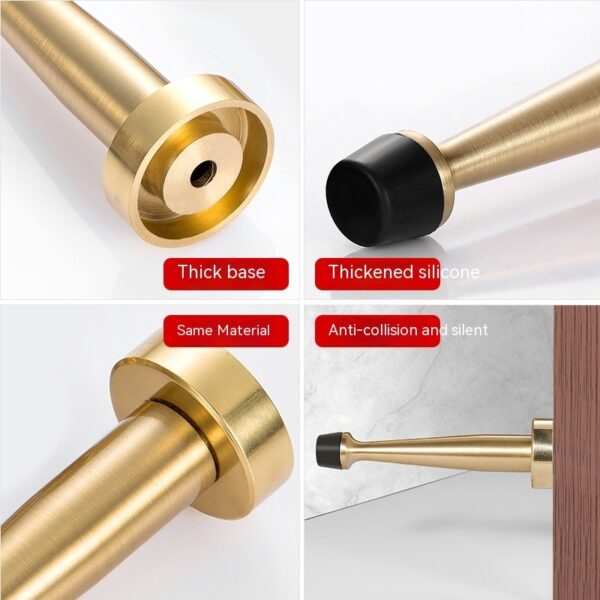 Copper Door Top Door Resistance Thickened Rubber Door Blocker - Image 4