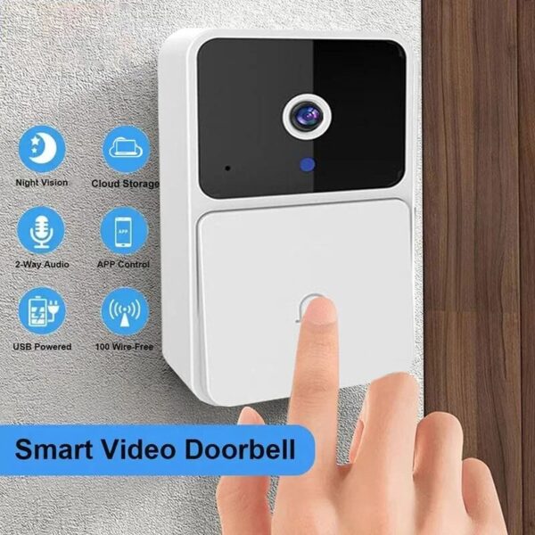 WIFI Video Doorbell Camera Wireless Night Vision Smart Home Security HD Door Bell Two Way Intercom Voice Change For Home - Image 3