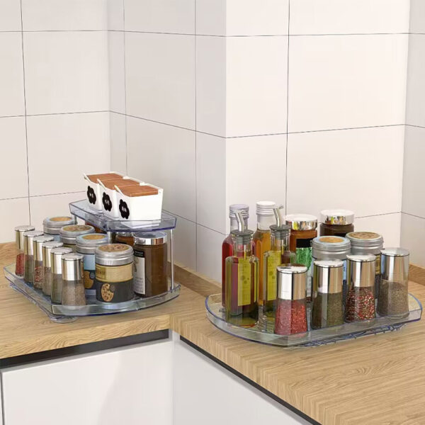 Kitchen Refrigerator Rotating Dining Tray Refrigerated Drinks - Image 5